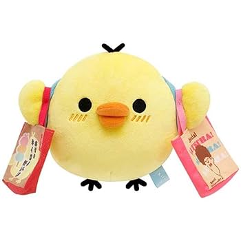 キイロイトリトリップ　もこもこ　リボン　てのりぬいぐるみ てのりぬいぐるみセット（キイロイトリ）【ローソン限定